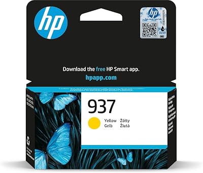 HP 937 Yellow Original Ink Cartridge for OfficeJet Pro 91xx 97xx