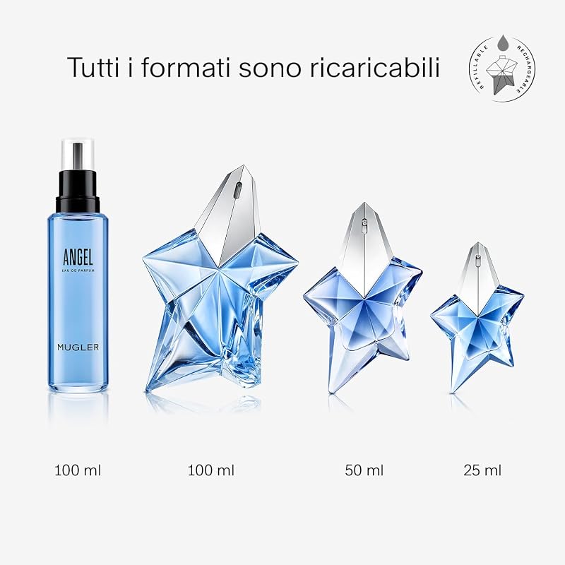 Celestiale. Delizioso. Voluttuoso. Sperimenta l'affascinante potere di Angel. Esprimi la femminilità impavida di una donna che osa trasformare i suoi sogni in realtà.