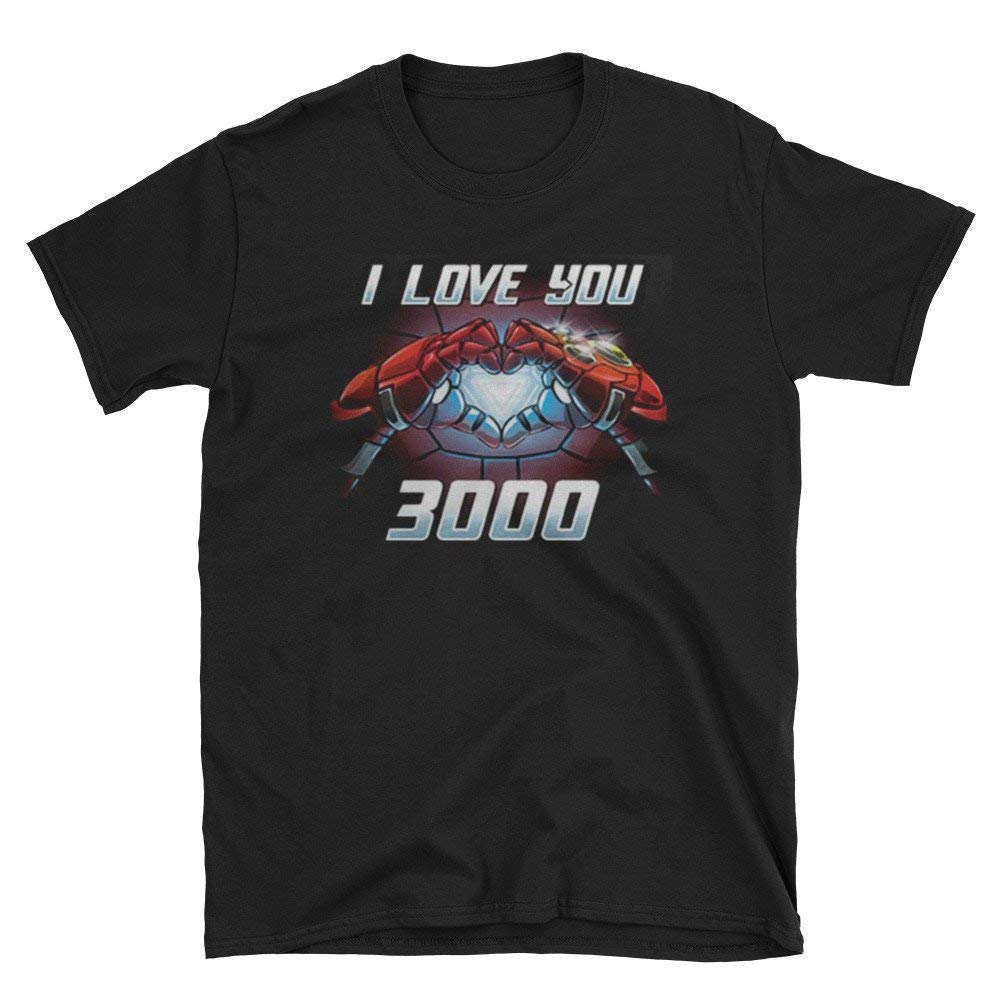 thousand endgame I I tony robert shirt, love you three  3000 love shirt downey you T-shirt,