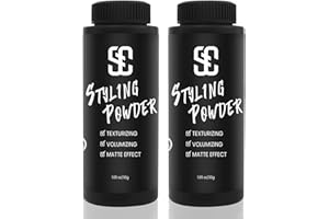SOVONCARE Natural Hair Styling Powder for Men & Women, Hair Texture and Volumizer Med Hold, Long Lasting, Easy to Apply with No Sticky or Residue, 2 Pack, 1.05oz each