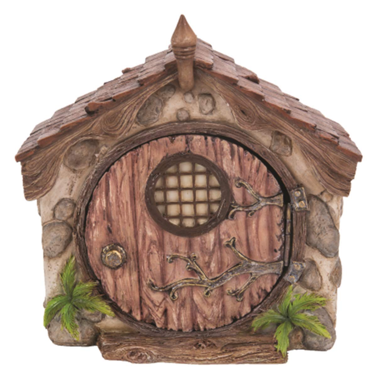 Miniature World Opening Dome House Fairy Door Garden Decoration (MW06-018)