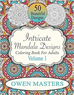 Amazoncom Intricate Mandala Designs Coloring Book For - 