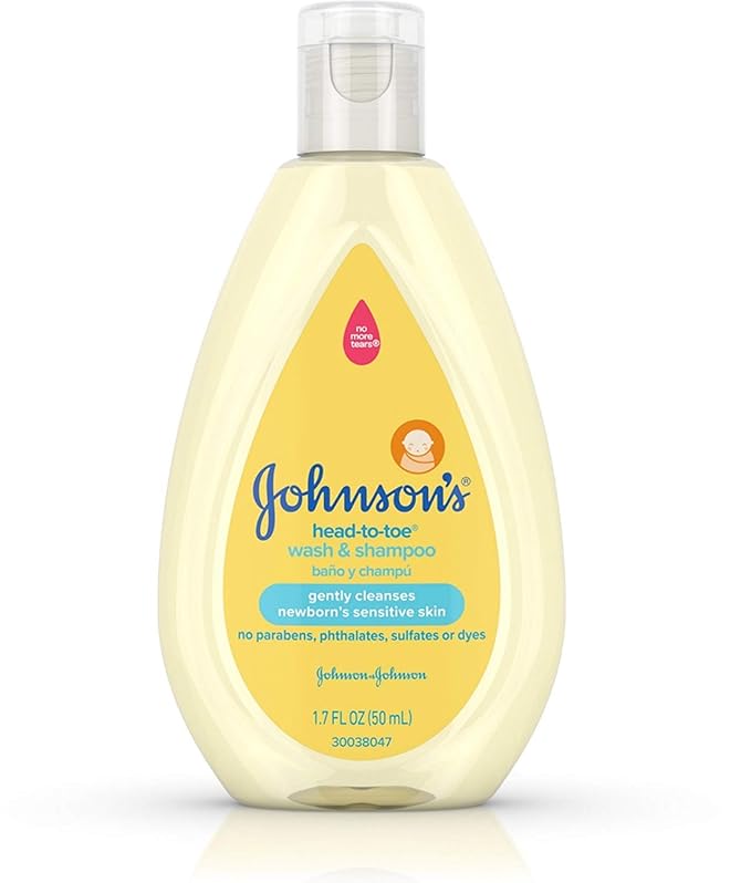 johnson head to toe wash and shampoo