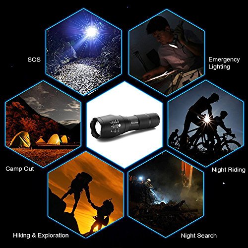TotaLohan TC1200 Military Grade 2000 Lumen 5 Mode LED Tactical