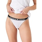 Emporio Armani Women's Iconic Logoband 2 Pack T-Thong