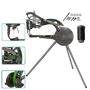 FISTERS Hand Machine Cobbler Shoe Repair Machine Dual Cotton Nylon Line Sewing Machine