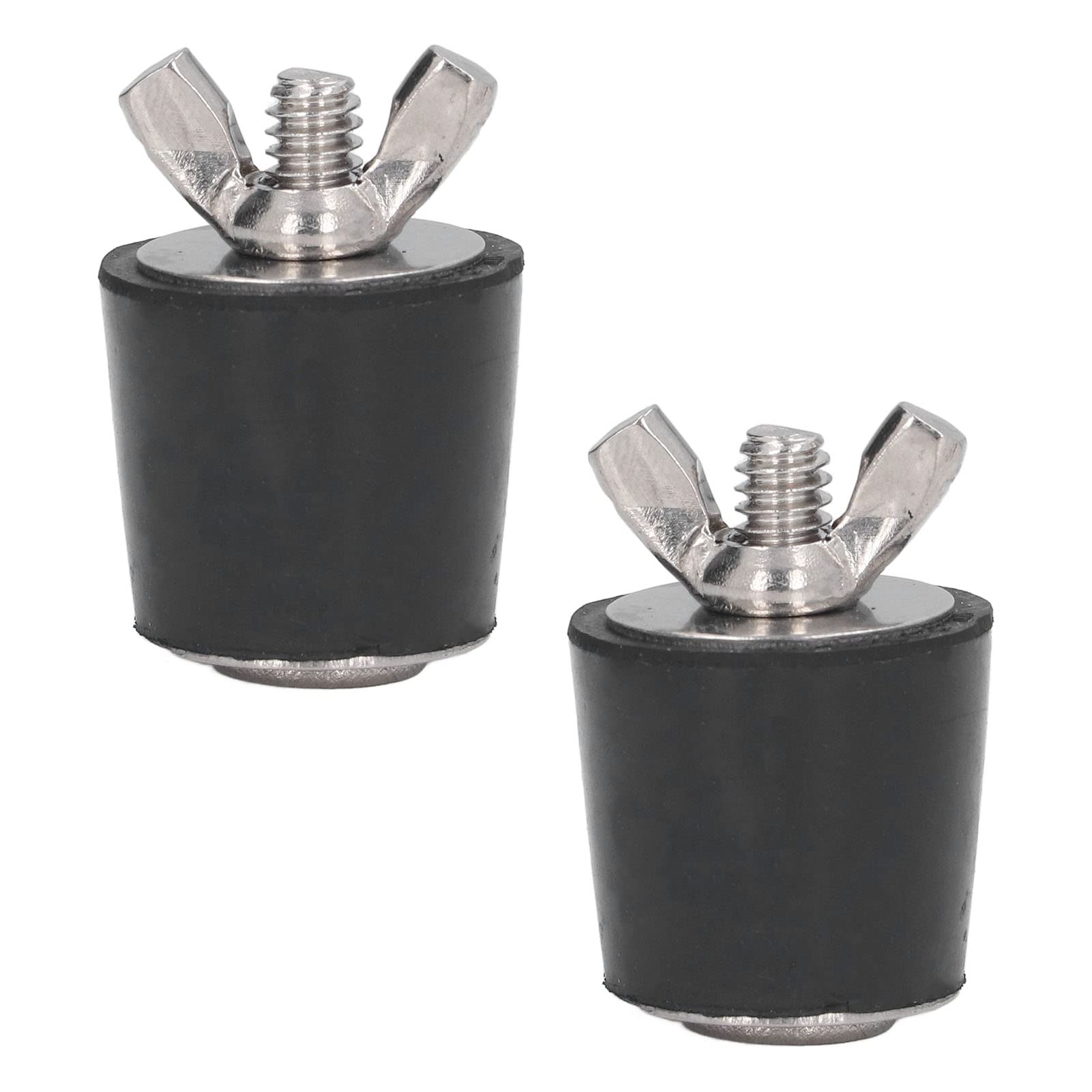 Focket Focket30hr7i9bkw Rubber Pool Plugs, 1in, Black for Inground Pool Ground Pool Winterizing