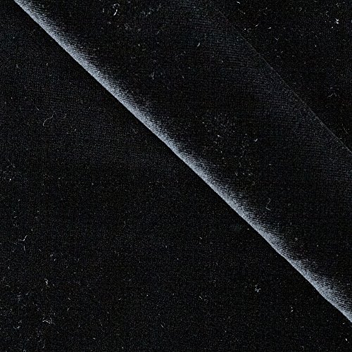 Fabric Merchants Stretch Velvet Knit Black