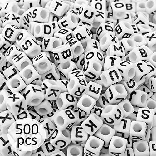 1 1000PCS+Alphabet+Elastic+Necklace+Bracelet