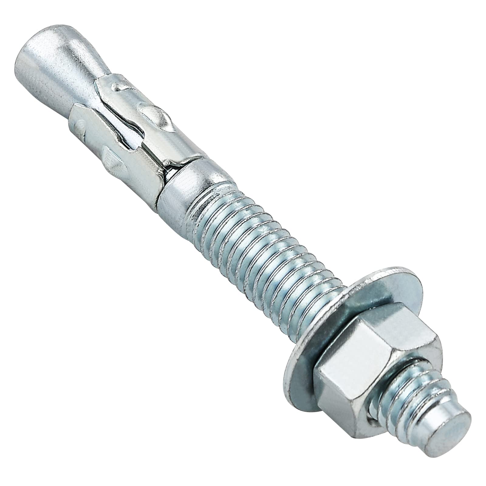 Photo 1 of Wensilon 1/2x9 30Pcs Inch Standard Fasteners for Heavy-Duty Zinc Wedge Anchors for Cement and Concrete