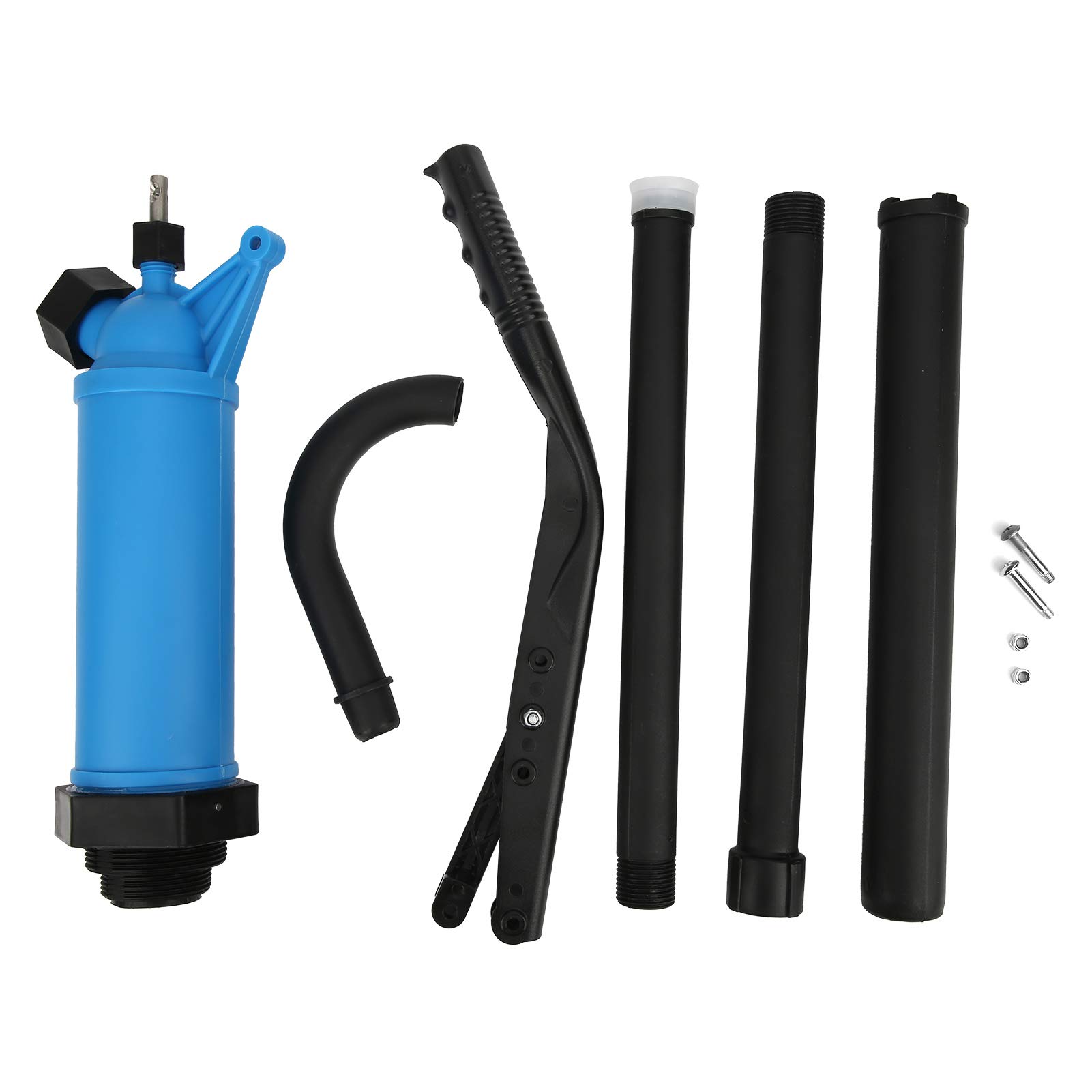 Cocoarm Lever Action Barrel Pump, Manual Oil Transfer Hand Operated Extractor, 40-60L/min Flow Rate, with Removable Nozzle for Fuel Liquids