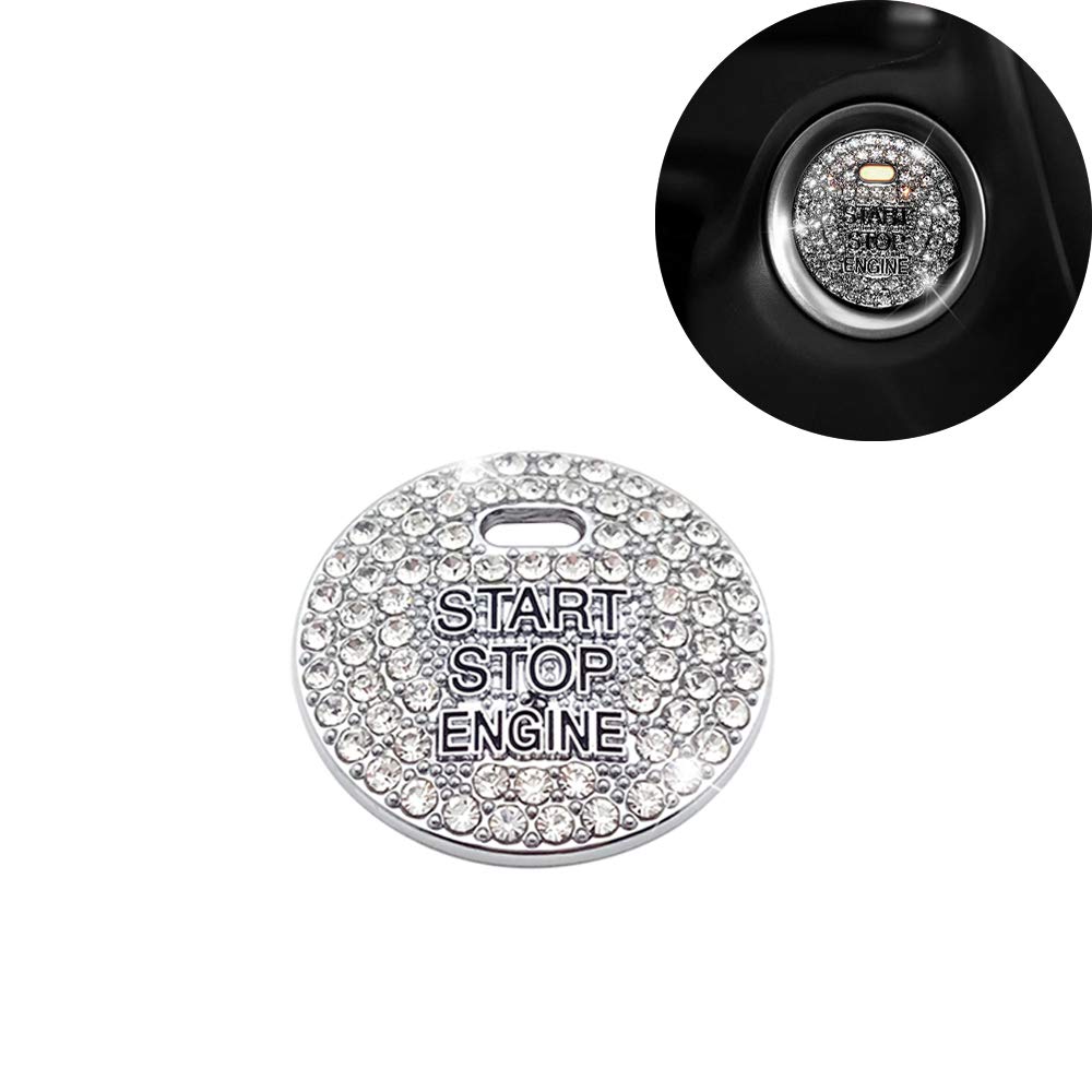 Bling Engine Ignition Push Start Stop Button Cover Trim Sticker for Mazda 2 3 6 CX-3 CX-4 CX-5 CX-9 MX-5