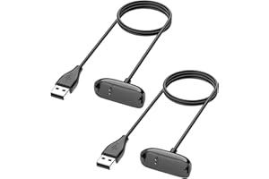 Oumida 2 Pack Charger for Fitbit Inspire 2 / Fitbit Ace 3 Replacement USB Charging Cable 3.3ft Durable Portable Charging Dock Cord for Fitbit Inspire 2 / Fitbit Ace 3 Accessories (100CM)
