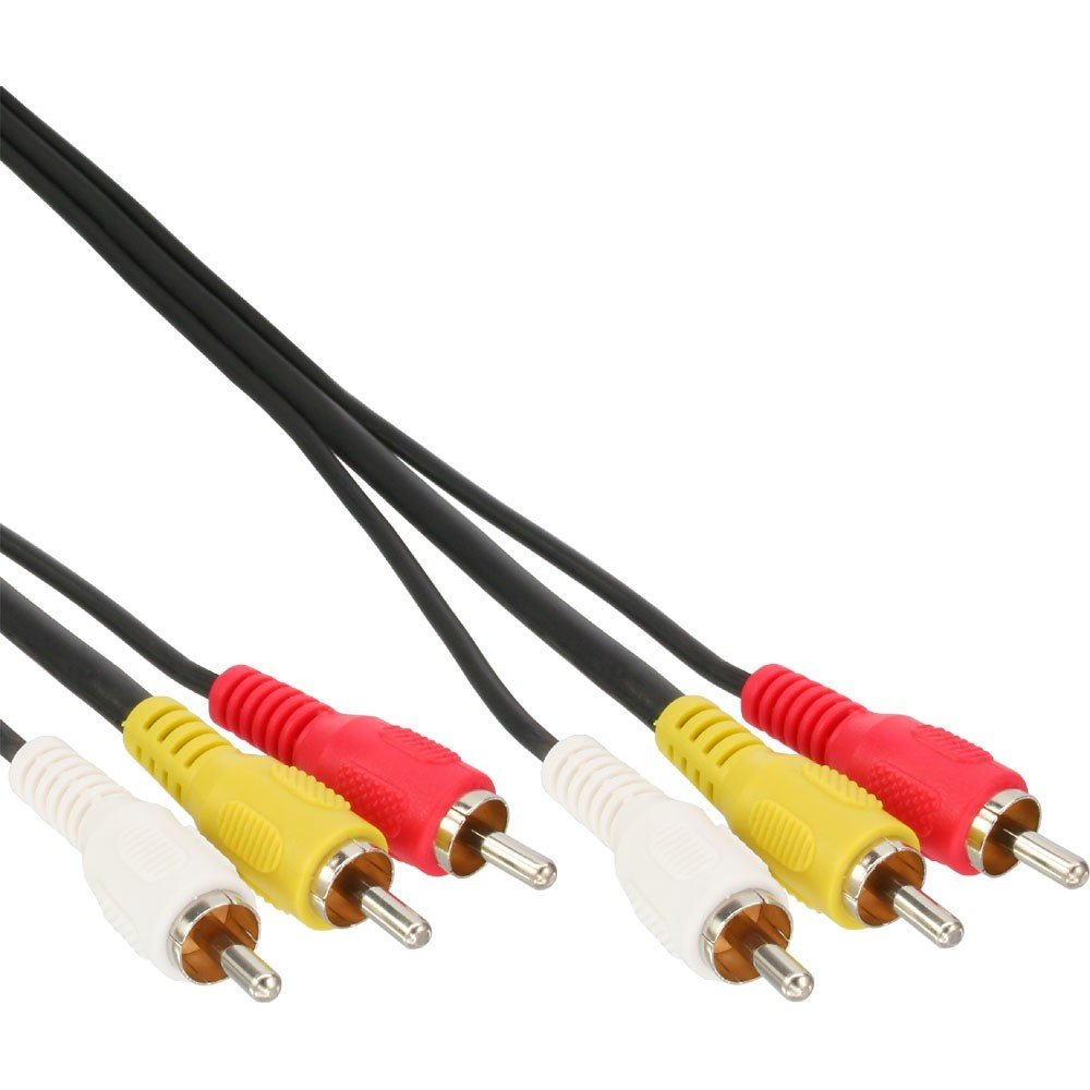 InLine 1m 3x RCA Male to Male AV Cable