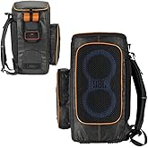 TheJuns Speaker Bag Backpack for JBL PartyBox 110/PartyBox Club 120 Portable Party Speaker Case Black - Outdoor Carrying Storage Protective Cover