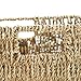 VonHaus Set of 3 Square Seagrass Storage Baskets with Insert Handles Ideal for Bathroom and Home Organization ,Brown ,Set of 3 Seagrass