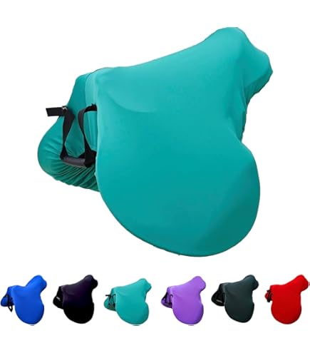 Housse De Selle Anglaise Doublée Polaire - Noire - SMART PAK (Très Bon état)