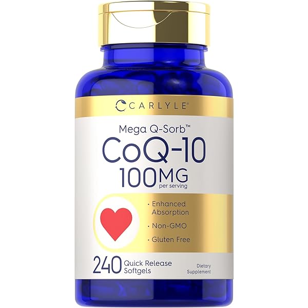 Amazon.com: Carlyle CoQ10 300mg Softgels | 120 Count | Mega