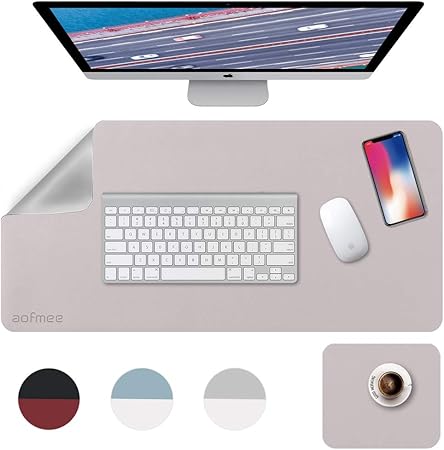 Amazon Co Jp マウスパッド デスクマット 80 40cm Puレザー両面 マウスパッド 大型 ゲーミングマウスパッド マウスパッド おしゃれ マウスパッド シンプル 大型マウスパッド デスクパッド テーブルマット パソコンマット 机マット 事務用品 オフィス用品 家庭用 防水