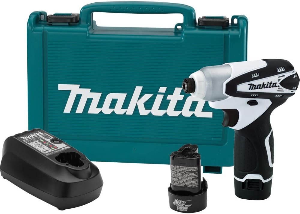Makita DT01W 12V max LithiumIon Cordless Impact Driver Kit Amazon.co.uk DIY & Tools