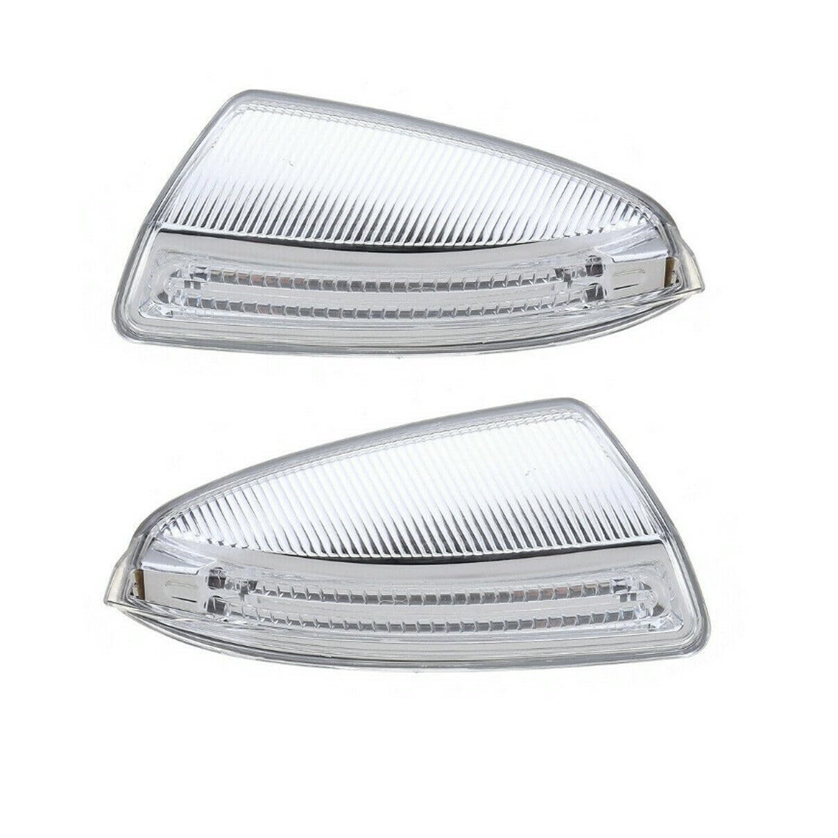 Photo 1 of 1Pair Car Door Mirror Turn Signal Light For Mercedes Benz ML Class W164 ML300 ML500 ML550 ML320 C-Class W204, Indicator Side LED Lamps Light Blub (Left + Right Side)
