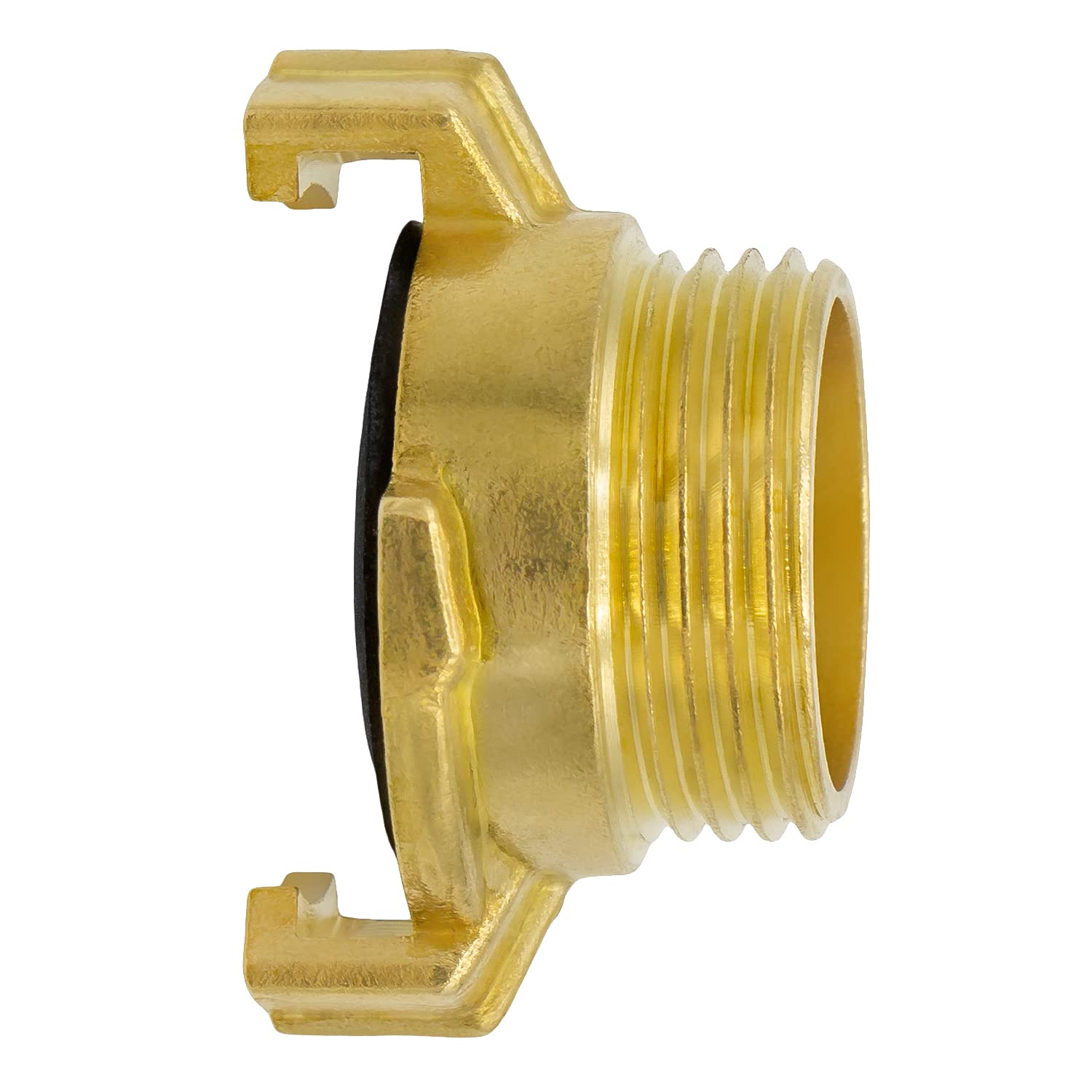Variosan Geka System plain brass quick coupling, male thread