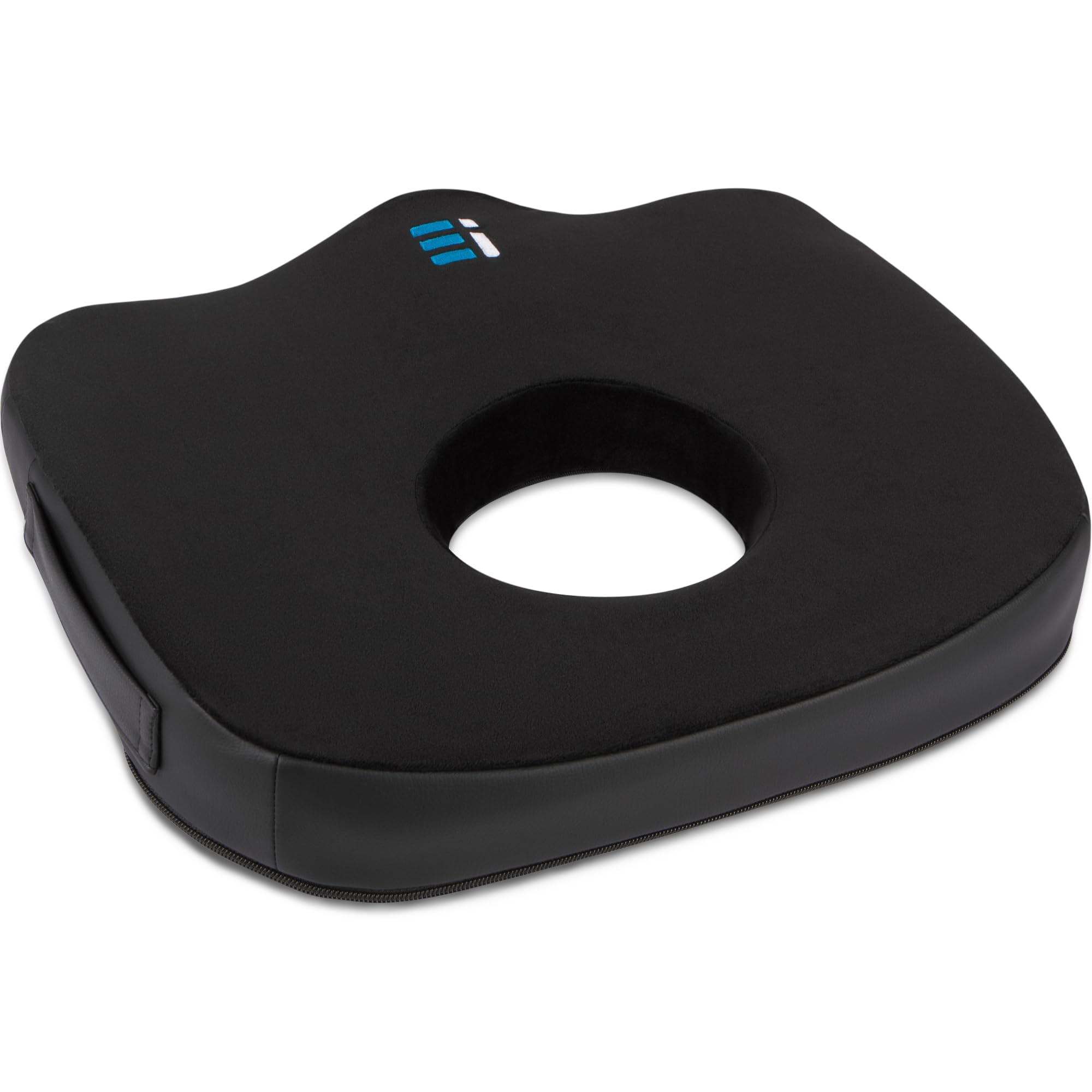 Large Donut Cushion for Coccyx Pain - Premium Orthopaedic Coccyx Cushion for Tailbone Pain Relief - Donut Pillow Seat Cushion for Sciatica, Hemorrhoids, Back Pain, Postpartum Pregnancy