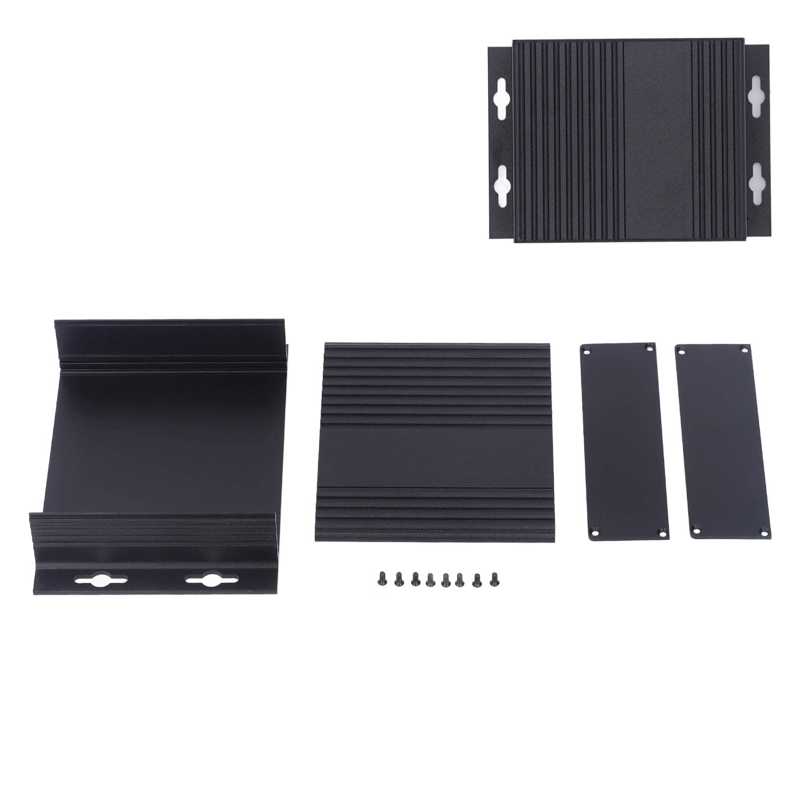 Bediffer Aluminum Project Box, Waterproof Heat Dissipation Oxidation Treatment Aluminum Alloy Project Case for Circuit Board Housing for PCB,Distribution box, electrical box