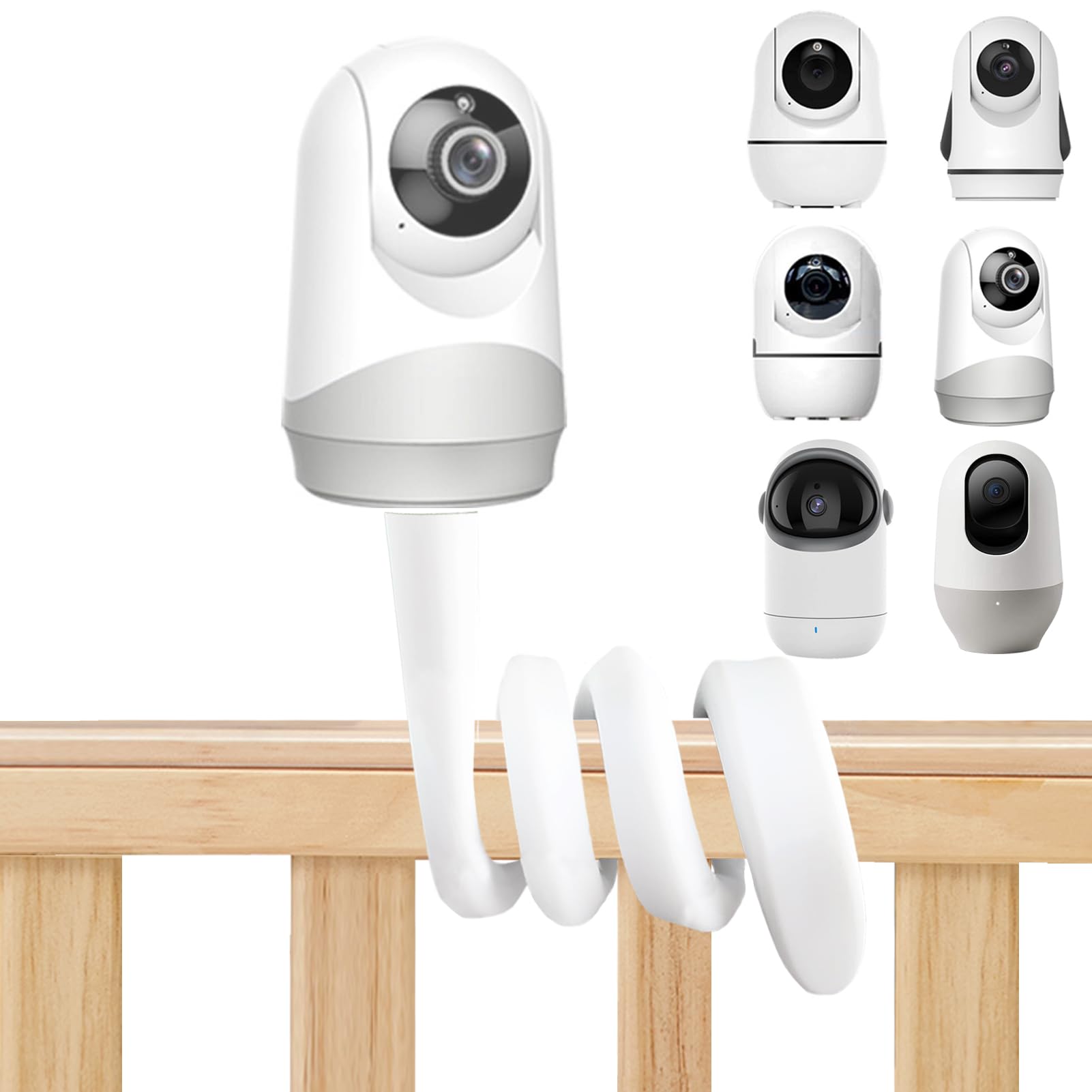 EYSAFT Baby Monitor Holder Compatible with Hellobaby HB6550,HB40,HB6240,HB66,HB6233/Blemil BL9052/Nooie IPC100 360/GHB ABM720 Baby monitor