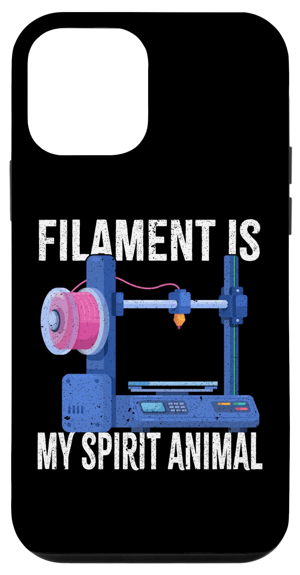 iPhone 12 mini Filament Spirit Animal 3D Print Nerd Design Maker Case