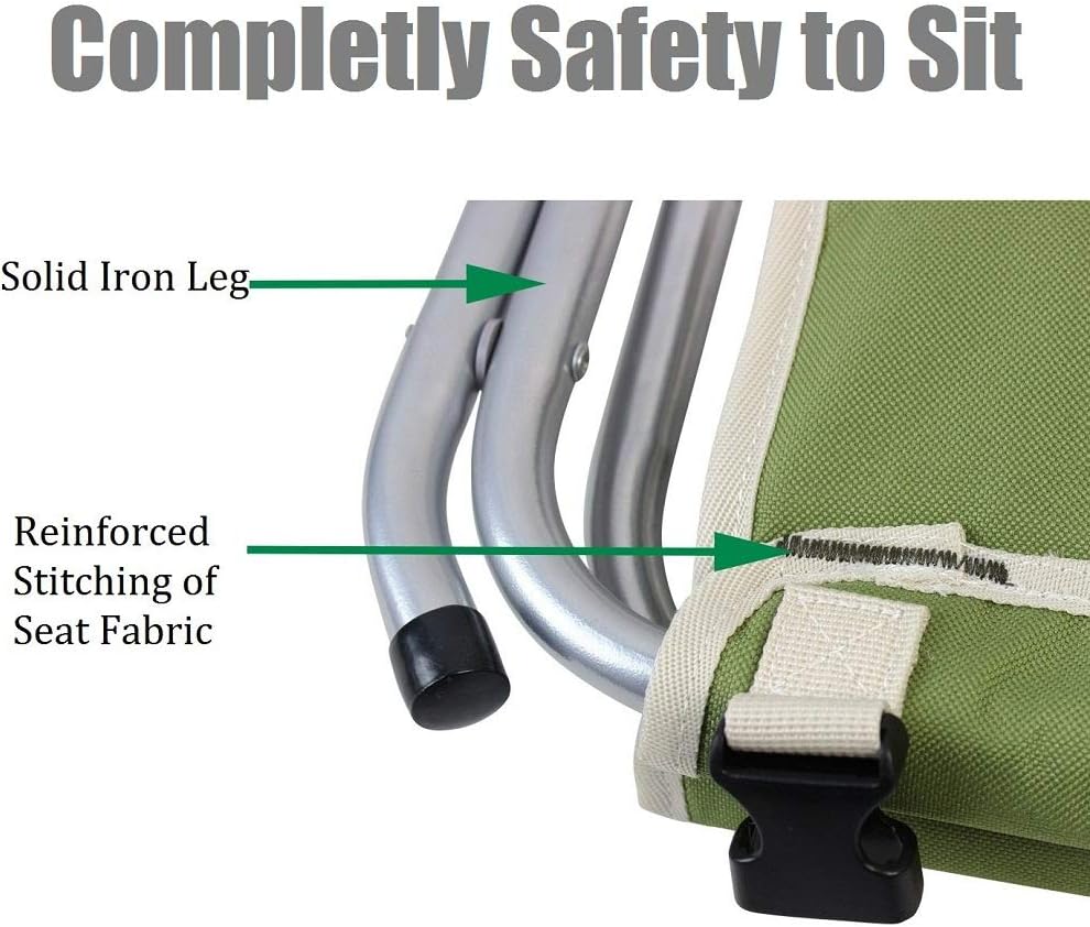 INNO STAGE Upgrade 10 Piece Garden Hand Tools Set, Collapsible Gardening Stool Seat Kit with Backrest and Detachable Storage Tote Bag for Father Mother as Gift : Garden & Outdoor