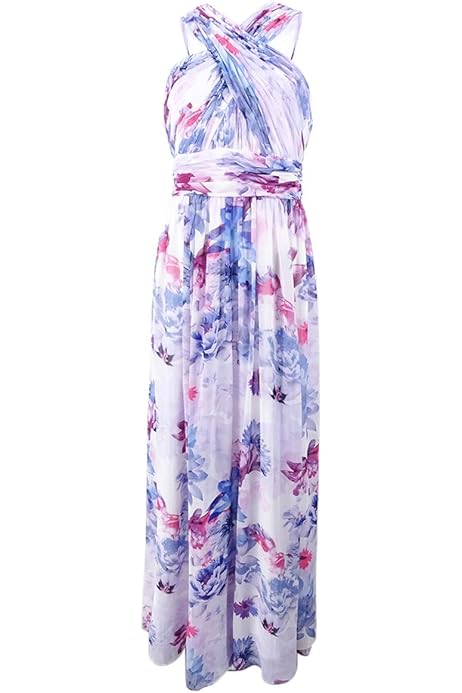 calvin klein purple floral dress