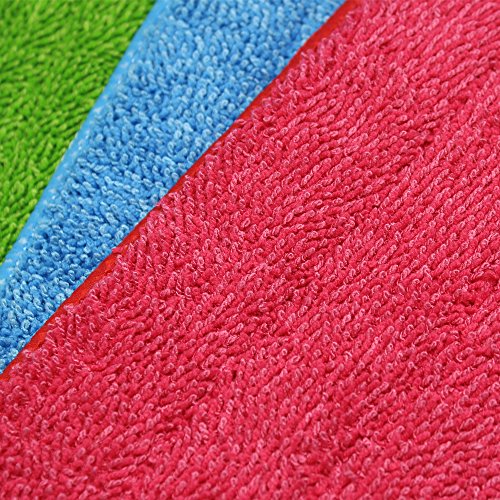 Homgaty 3 Pack Microfiber Dust Mop Washable Pads Cleaning Mop Refill Compitiable with Spray Mops