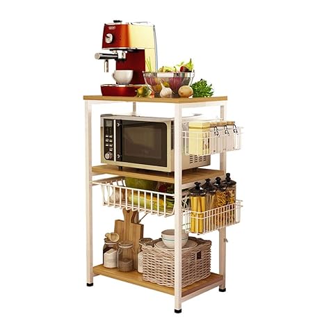 ZW-household Estantería Metálica para Microondas Cocina ...