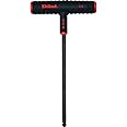Eklind Tool 61816 1/4 Inch Power-T T-Handle Ball-Hex T-Key allen wrench, Black/Red