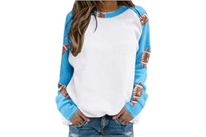 womola Game Day Sweatshirt for Women 2024 Fall Fashion Football Graphic Print Shirts Long Sleeve Pullover Sweatshirts