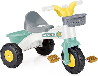 Dolu My First Trike White and Green Kids Bike 24 Months+