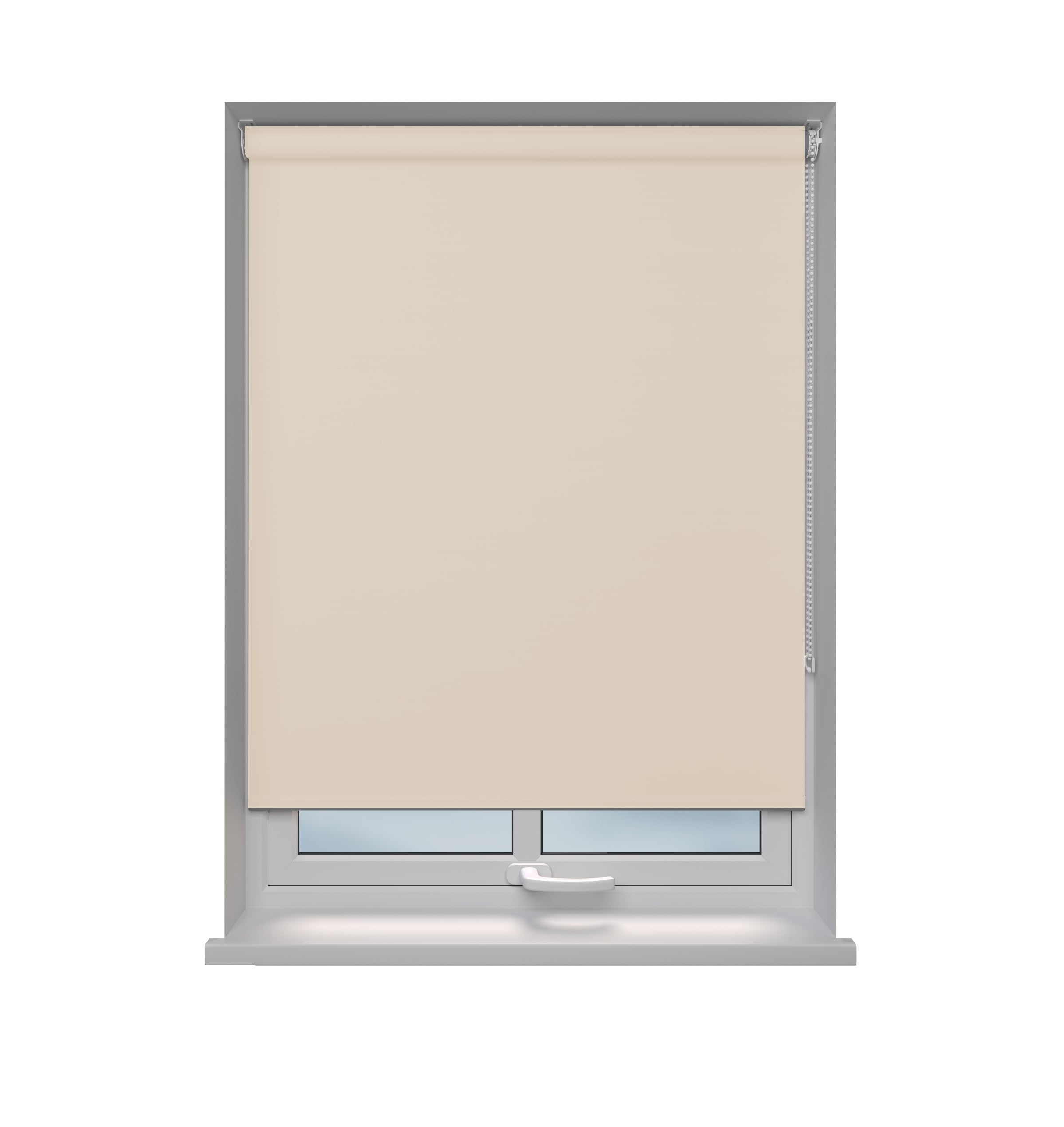 Home In Style 4U Roller blinds Thermal Blackout Roller blind - Trimmable UV Protection Child Safe Home Office Window Blinds Easy Fit Room Darkening shades Cappuccino Blind 60cm wide x 165cm drop