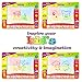 Geekper Aqua Doodle Pad Water Drawing Mat Large Board Magic Pen AquaDoodle 4 Color Develop Intelligence Sketch Learning Kids