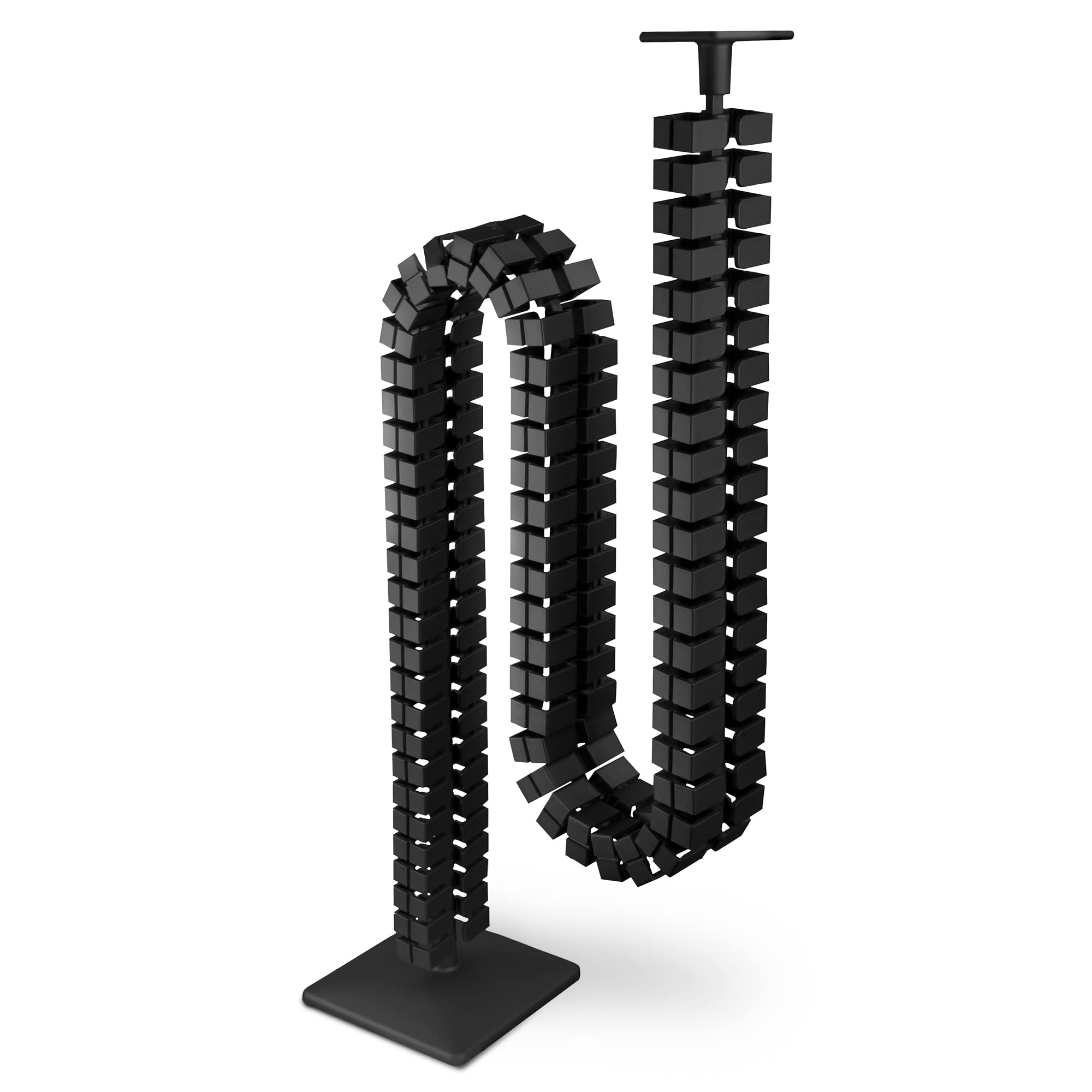 OL Oskar Lehmann Cable Guide Square Cuba Slim Line Length 1260 mm Black