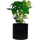 Elly Décor Pflanztopf Groß - 60x55x36 Cm, Granitgrau, Mit Drainageloch, Für Drinnen & Draußen