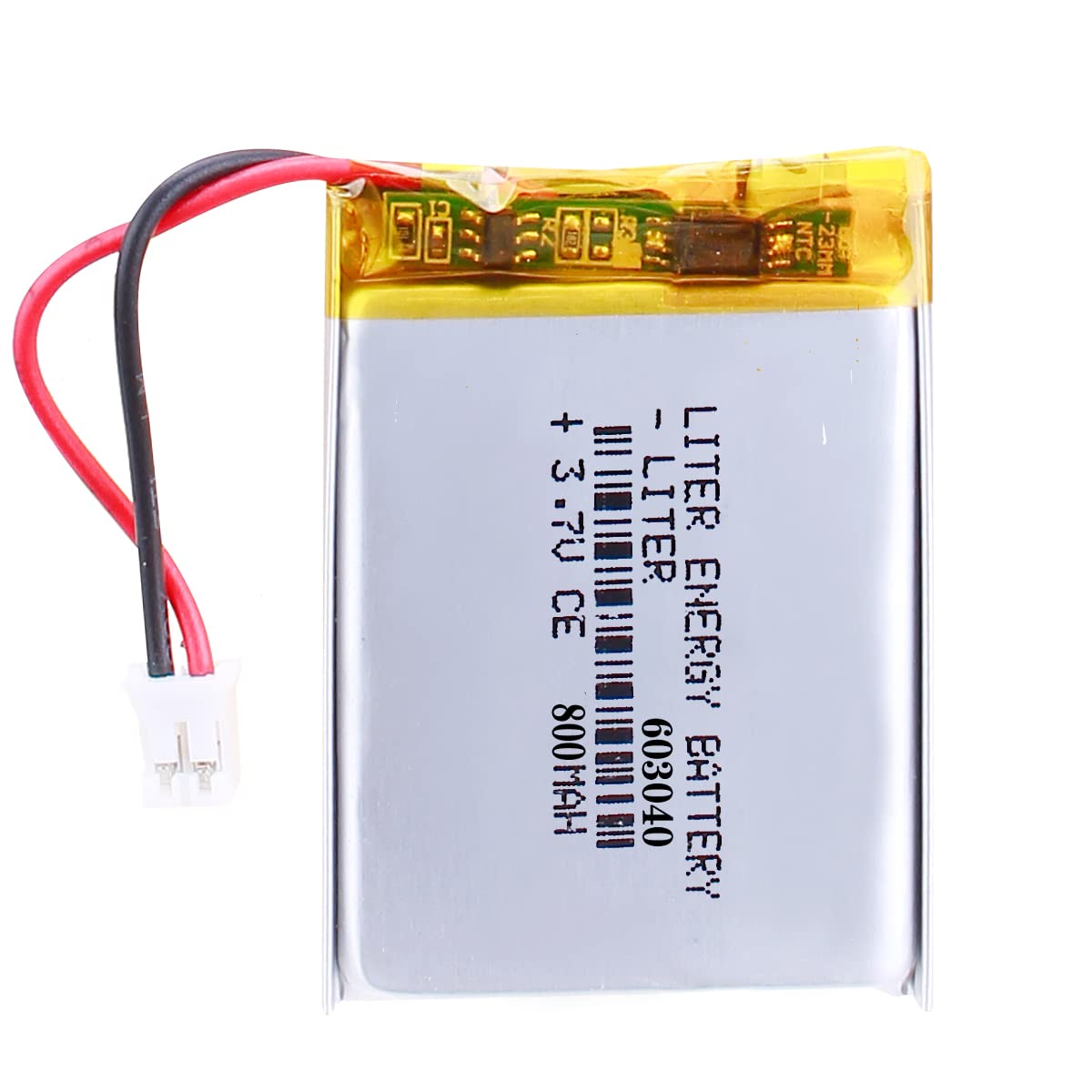 Photo 1 of Liter energy battery 3.7V Lipo Battery 800mAh Rechargeable Lithium ion Polymer Battery 603040 with JST Connector