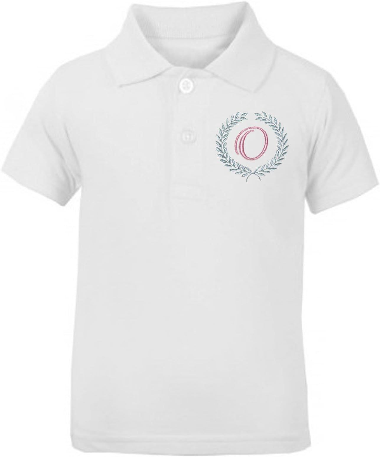 Sew Sew Special Girl’s Personalised Laurel Monogram Polo Shirt.