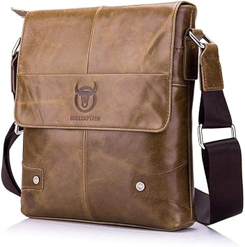 amazon men's leather shoulder bag