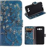 Leather E5 case,for E5 leather case,samsung galaxy E5 case,Yuncase Samsung Galaxy E5 phone case flip leather cover case for Samsung Galaxy E5 / E500 #6