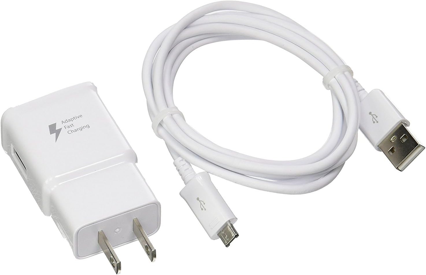 Micro USB Android Cell Phone Adaptive Fast Charger for Samsung Galaxy S7/S7 Edge/S6/Edge/Edge+/Note 4/5, LG G2 G3 G4 (Wall Charger + 5FT Cable)