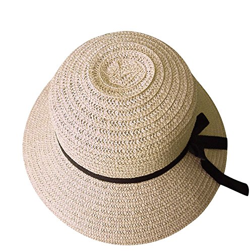 OSTELY Women Sun Cap Solar Protection UPF 50+ Floppy Foldable Bow