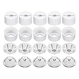uxcell 10 pcs 20mm LED Lens 5 Degree with White