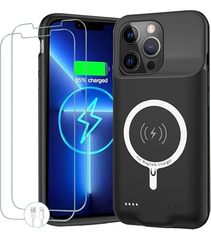 Amazon.com: Battery Case for iPhone 13 Pro Max,Upgraded 12000mAh