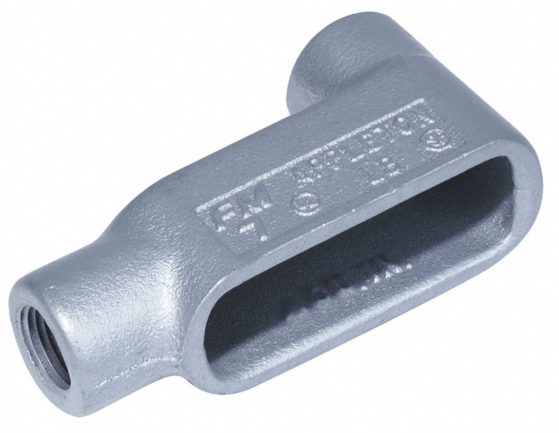 Appleton Electric LBStyle 31/2" Conduit Outlet Body, Threaded Iron